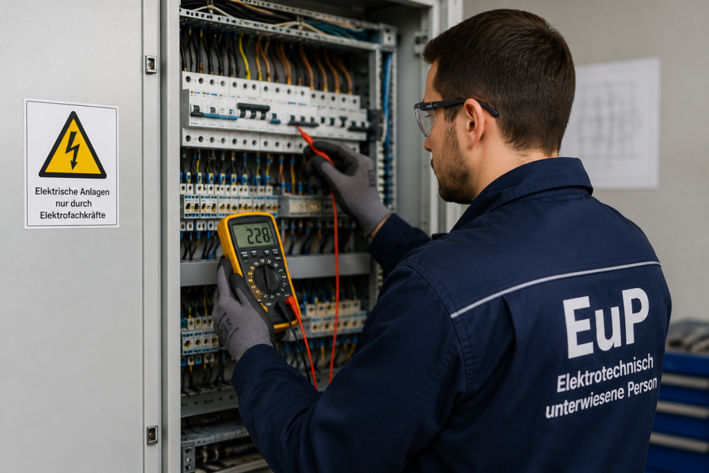 Dürfen elektrotechnisch unterwiesene Personen (EuP) DGUV-3-Prüfungen durchführen?